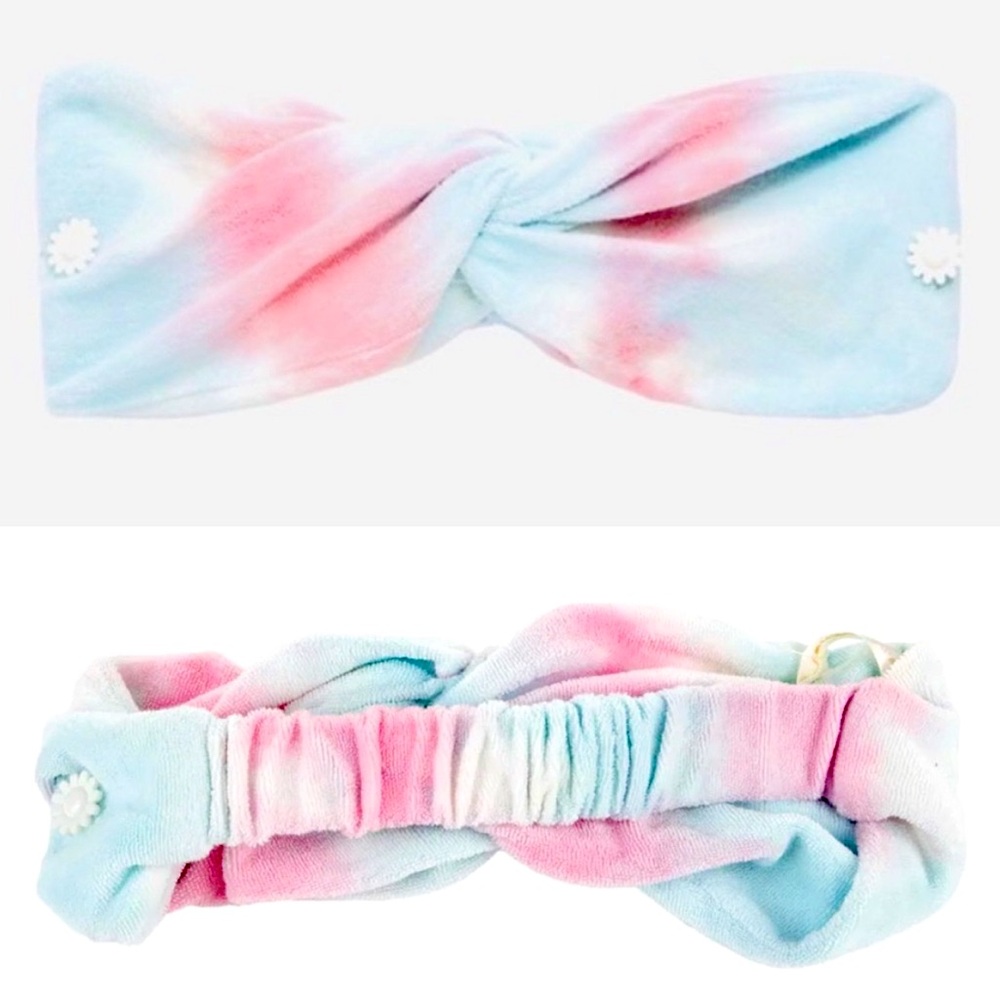 LoveShackFancy Athena Cherry Fizz Top Knot Headband Wrap NWT